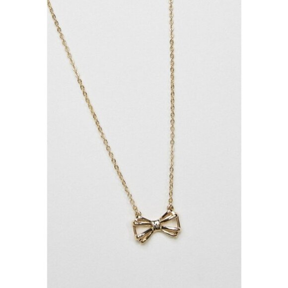 💕TED BAKER LONDON💕 Signy Sweetie Bow Pendant Necklace ~ Gold NWT - Picture 5 of 12